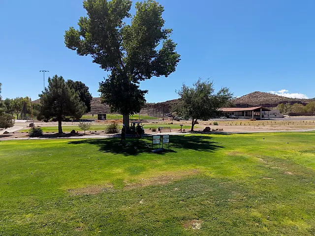 Golfers and partners on the course at the King of the Desert Classic.